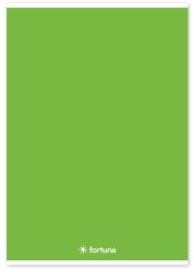 Fortuna Spirálfüzet vonalas FORTUNA Monocolor A/4 70 lapos zöld (01.02128) - vectraline