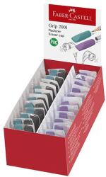 Faber-Castell Kupakradír FABER-CASTELL Grip 2001 40x10mm 2 darabos fekete/óceánkék rózsaszín/lila színek (187173) - vectraline