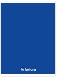 Fortuna Spirálfüzet vonalas FORTUNA Monocolor A/5 70 lapos sötétkék (01.02109) - vectraline