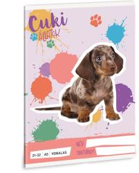 Ars Una Füzet vonalas ARS UNA A/5 32 lapos 21-32 4-8. osztályos Cuki-Harlekin tacskó (53624963) - vectraline