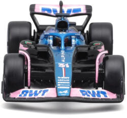 Bburago 1: 43 RACE Formula F1 - BWT Alpine F1 Team A523 (2023) #31 Esteban Ocon + display + sofőr figura (43BB38073NR31)