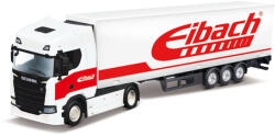 Bburago 1: 43 Scania 770 S fehér Eibach pótkocsival (43BB31468EIBACH)