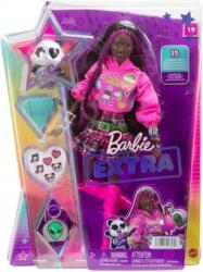 Mattel Barbie Extra papusa cu urs Panda si Par Roz HKP93 Papusa Barbie