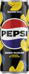 Pepsi Citrom Zero 0, 33l dobozos 24/# DRS