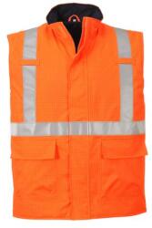 Portwest Bizflame Rain Hi-Vis antisztatikus FR mellény (S776ORRS) - grandis