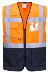Portwest Warsaw vezetői mellény (C476ONRXXXL)