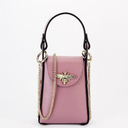 SOFILINE Geanta roz plamaniu mica din piele naturala 1021 127 (1021DPINK)