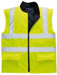 Portwest Hi-Vis kifordítható mellény (S469YERXXL)