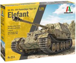 Italeri Italeri: machetă vânător de tancuri Sd. Kfz. 184 Elefant la scară 1/35 (0211S)