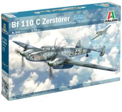 Italeri Mașină de model Italeri 1/72 Bf 110 C Zerstörer avion de vânătoare (0049S)