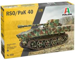 Italeri Italeri: machetă vânător de tancuri 1/35 RSO/PaK 40 (0355S)