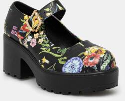 Koi Footwear körömcipő TIRA MARY JANES ‘FLORAL EDITION’ fekete, magassarkú, ND68 - fekete Női 40