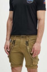 Alpha Industries rövidnadrág zöld, férfi - zöld 32