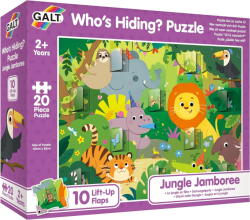 Galt Puzzle deschide ferestrele - Jungla ( 20 piese) PlayLearn Toys