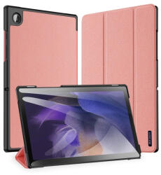 Dux Ducis DOMO Flip tok Samsung Galaxy Tab A8 (SM-X205 / SM-X200) rózsaszín