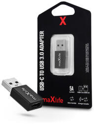 Maxlife USB Type-C - USB adapter - Maxlife USB-C To USB 3.0 Adapter - 5A - fekete