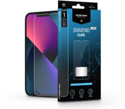 MyScreen Apple iPhone 13 Mini edzett üveg képernyővédő fólia - MyScreen Protector DiamondGlass Lite Full Glue - átlátszó - rexdigital