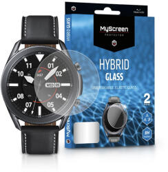 MyScreen Protector Samsung Galaxy Watch 3 (41 mm) rugalmas üveg képernyővédő fólia - MyScreen Protector Hybrid Glass - 2 db/csomag - átlátszó
