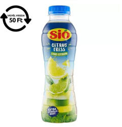 Sió Gyümölcslé SIÓ CitrusFriss Lime Citrom 12% 0, 4L DRS - papir-bolt