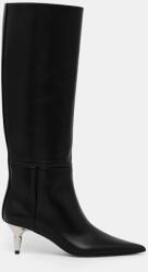 Proenza Schouler bőr csizma Spike fekete, női, tűsarkú, PS43071A - fekete Női 40