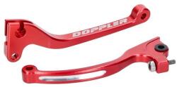 Doppler Fékkar + kuplungkar szett Derbi GPR (EBS), Motorhispania, Rieju (AM6) piros CNC (AJP fék) Doppler