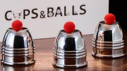  Bűvös poharak deluxe készlet / Cups and Balls Deluxe Set by Bluether Magic and Raphael