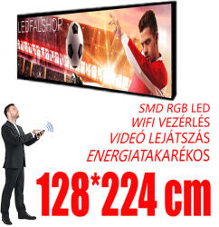Qiangli Led Kültéri fényújság - Színes (128x224 cm) P5