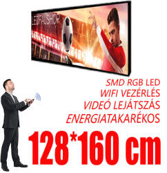 Qiangli Led Beltéri fényújság - Színes (128x160 cm) P2