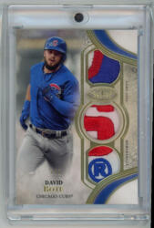 Topps 2021-2022 Topps Tier One Relics Triple Patch #T1R3-DB David Bote