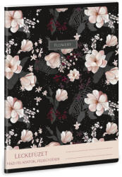 Ars Una Flowery black A/5 leckefüzet (BLACKFRIDAY_AA_50843749)