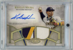 Topps 2021-2022 Topps Tier One Autograph Dual Relics #T1ADR-KH Keston Hiura