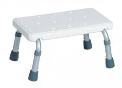 ANTAR Scaun de baie dreptunghiular Antar, cu 4 picioare, greutate maxima 110 Kg, Alb