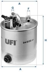 UFI filtru combustibil UFI 24.026. 01 (24.026.01)