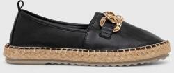 Answear Lab bőr espadrilles fekete - fekete Női 39