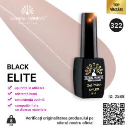 Global Fashion Oja semipermanenta Black Elite, Global Fashion 8 ml, 322
