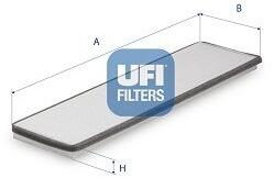 UFI Filtru, aer habitaclu UFI 53.514. 00 (53.514.00)