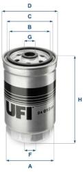 UFI filtru combustibil UFI 24.012. 00 (24.012.00)