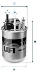UFI filtru combustibil UFI 24.080. 01 (24.080.01)