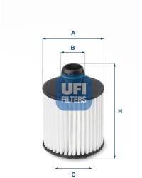 UFI Filtru ulei UFI 25.139. 00 (25.139.00)