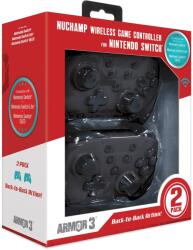 HYPERKIN Armor3 NuChamp Wireless Controller Pack for Nintendo Switch 2in1 (M07467-BKBG)