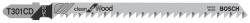 Bosch - Panza fierastrau vertical Clean for Wood, T 301 CD, 3 bucati [2608637591] (2608637591) - constructii-mag