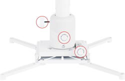 Multibrackets Cap prindere suport proiector Multibrackets, Greutate maxima suportata 10 kg, Reglaj fin (MB-cap0742)