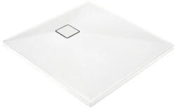 Deante Zuhanytálca, Deante Correo szögletes, gránit zuhanytálca, alabástrom 80x80 KQR_A42B - zuhanykabin