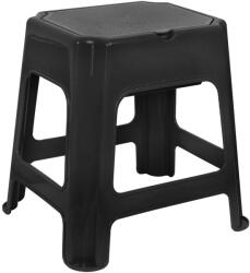 Aqualine Fürdőszobai szék, Aqualine fürdőszobai szék, fekete 90902B - zuhanykabin