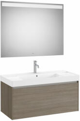 Roca Komplett bútor, Roca Ona A851702511 mosdószekrény Pack tükörrel, mosdóval, sötét szilfa - zuhanykabin