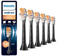 Philips Sonicare Premium All-in-One HX9096/88 csere fejek a fogkeféhez Black 6 db