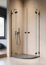 Radaway Zuhanykabin, Radaway Essenza Pro PDD Black 80 - zuhanykabin