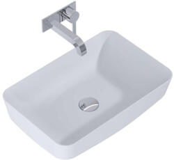 AREZZO design Mosdó, AREZZO design pultra ültethető mosdó NOMIA 50x39, matt v. szürke - zuhanykabin