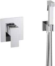 AREZZO design Bidé csaptelep, AREZZO design CUBEFIELD falsík alatti bidé csaptelep kézizuhannyal, króm - zuhanykabin