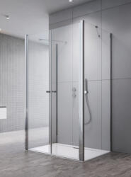 Radaway Zuhanykabin, Radaway Eos DWD+2S II szögletes zuhanykabin 80x90 átlátszó - zuhanykabin